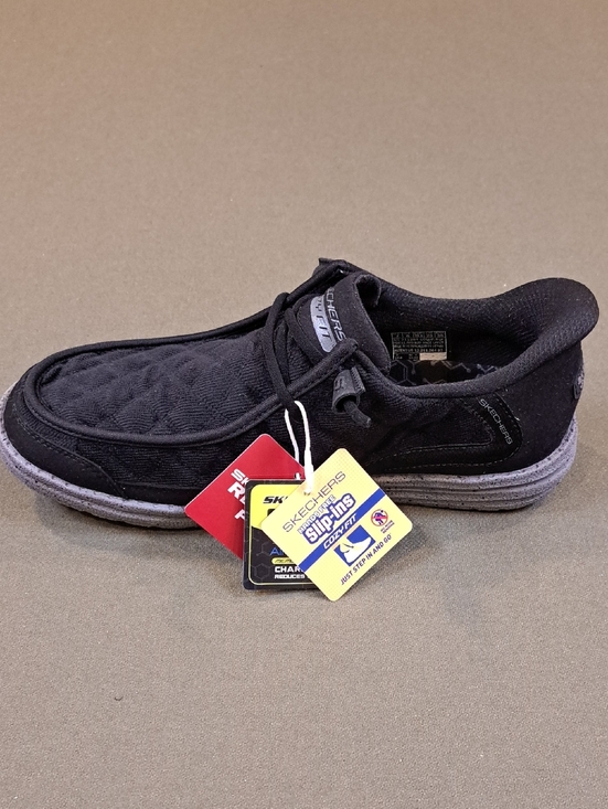 Skechers Other - Skechers Slip-ins® Melson - Cozy Fit® Diamond Moc. - Color: Black - Size Men 7